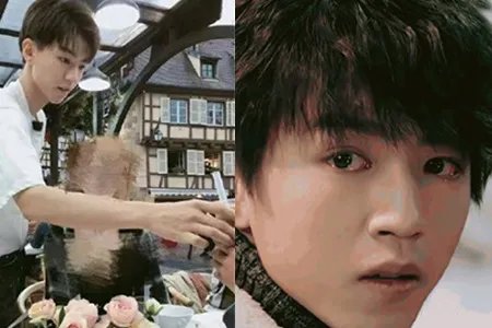 王俊凯骑车带赵薇录制节目 杀青现场多次落泪表不舍之情