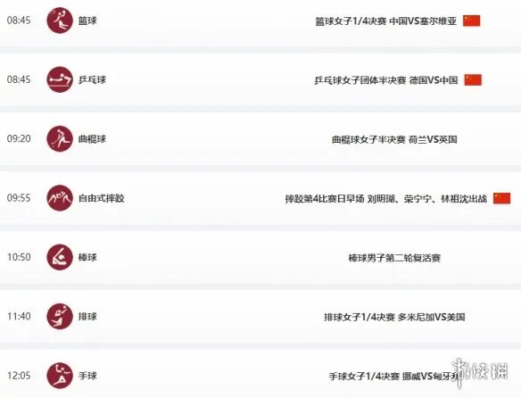 东京奥运会8月4日赛程 8月4日奥运会赛程分享