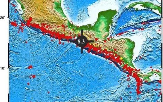 墨西哥处于什么地震带 墨西哥地震分布图一览