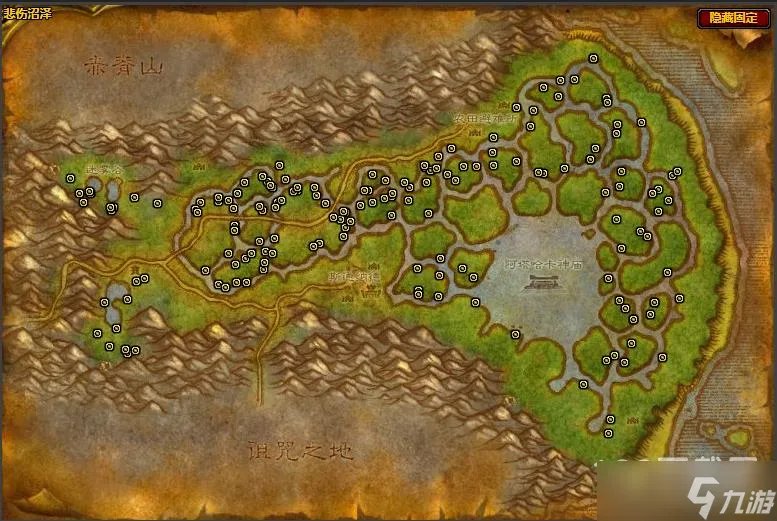 魔兽世界怀旧服WLK盲目草位置一览