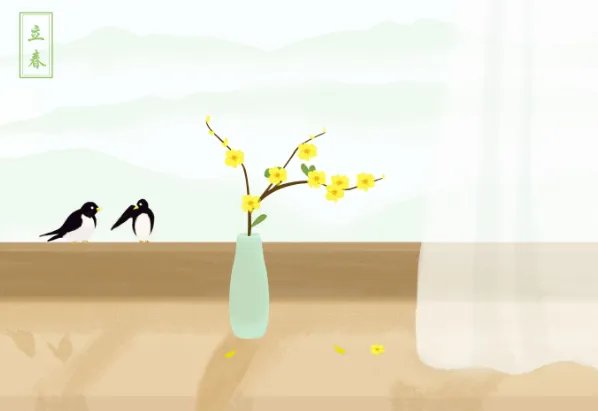 2020立春祝福语图片 2020年微信祝福带图片