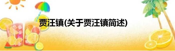 贾汪镇(关于贾汪镇简述)
