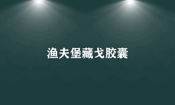 渔夫堡藏戈胶囊