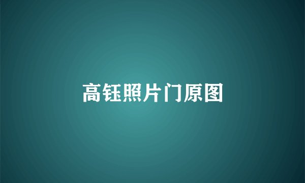 高钰照片门原图