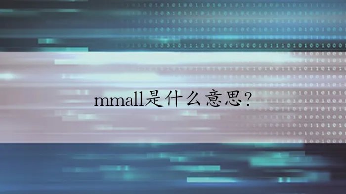 mmall是什么意思?