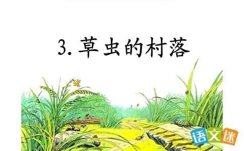 草虫的村落作文