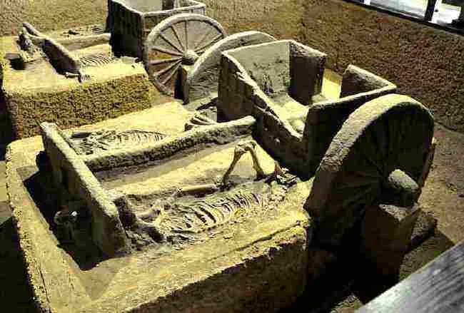 陕西寨山遗址发现多处活人殉葬墓,这种现象体现了什么?