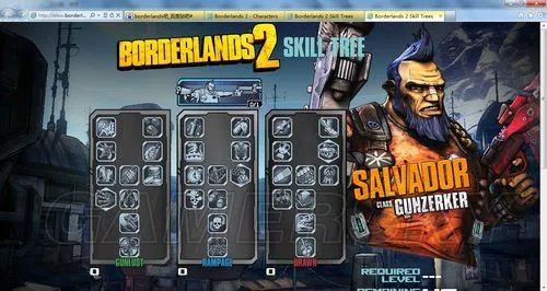 《无主之地2》技能树详解和加点明细规则