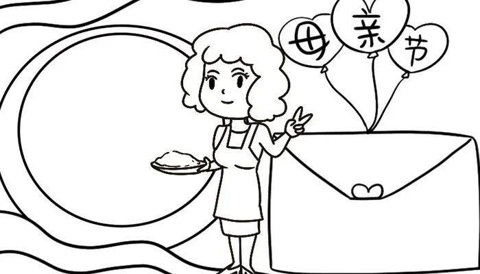 2021母亲节画什么送给妈妈 母亲节给妈妈画一幅画简笔画