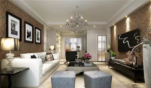125平米装修效果图 三室两厅经典装修设计实例