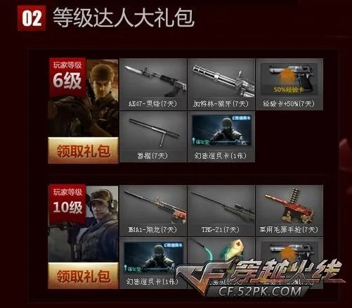 CF官网活动 穿越火线冲级计划启动