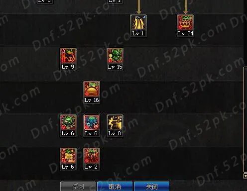 DNF混沌魔灵二觉刷图加点 献祭流与鸭子流