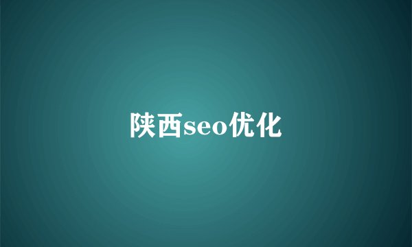 陕西seo优化