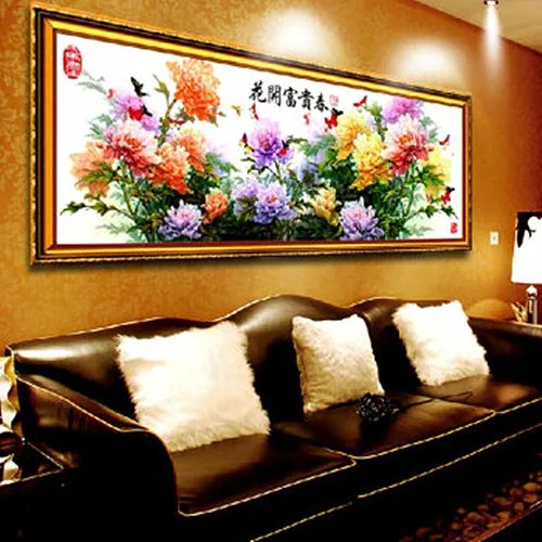 ks十字绣图案大全2017  十字绣线不够用怎么办