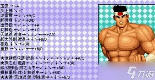 拳皇97出招表键盘带图