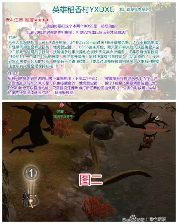 《剑网3怀旧服》英雄风雨稻香村打法攻略