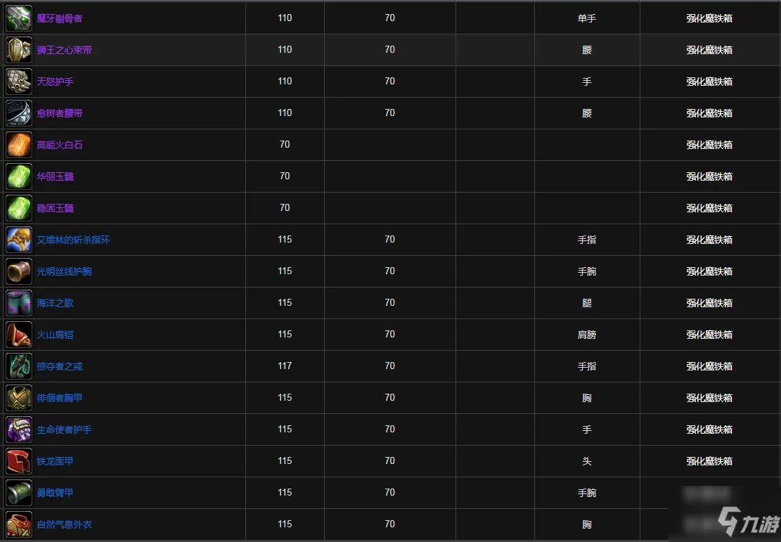 《魔兽世界》地狱火城墙掉落装备汇总 地狱火城墙掉落装备有什么