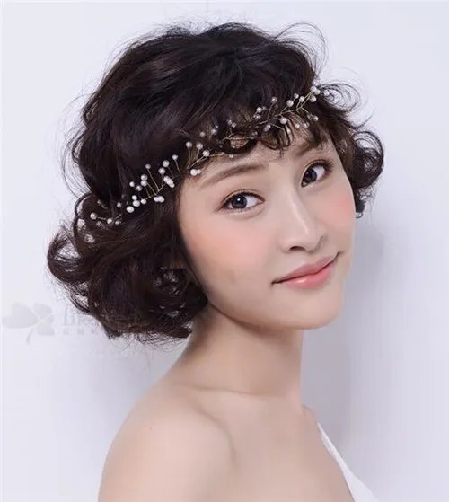 短发新娘造型图片大全 新娘短发造型怎么做好看
