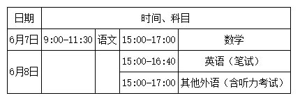 2020年北京高考时间安排发布:北京高考时间变为4天
