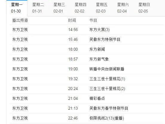 电视剧《三生三世十里桃花》什么时候播出 哪台播出