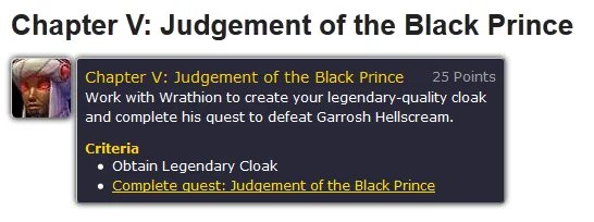 魔兽5.4黑王子的审判 传说任务相关汇总