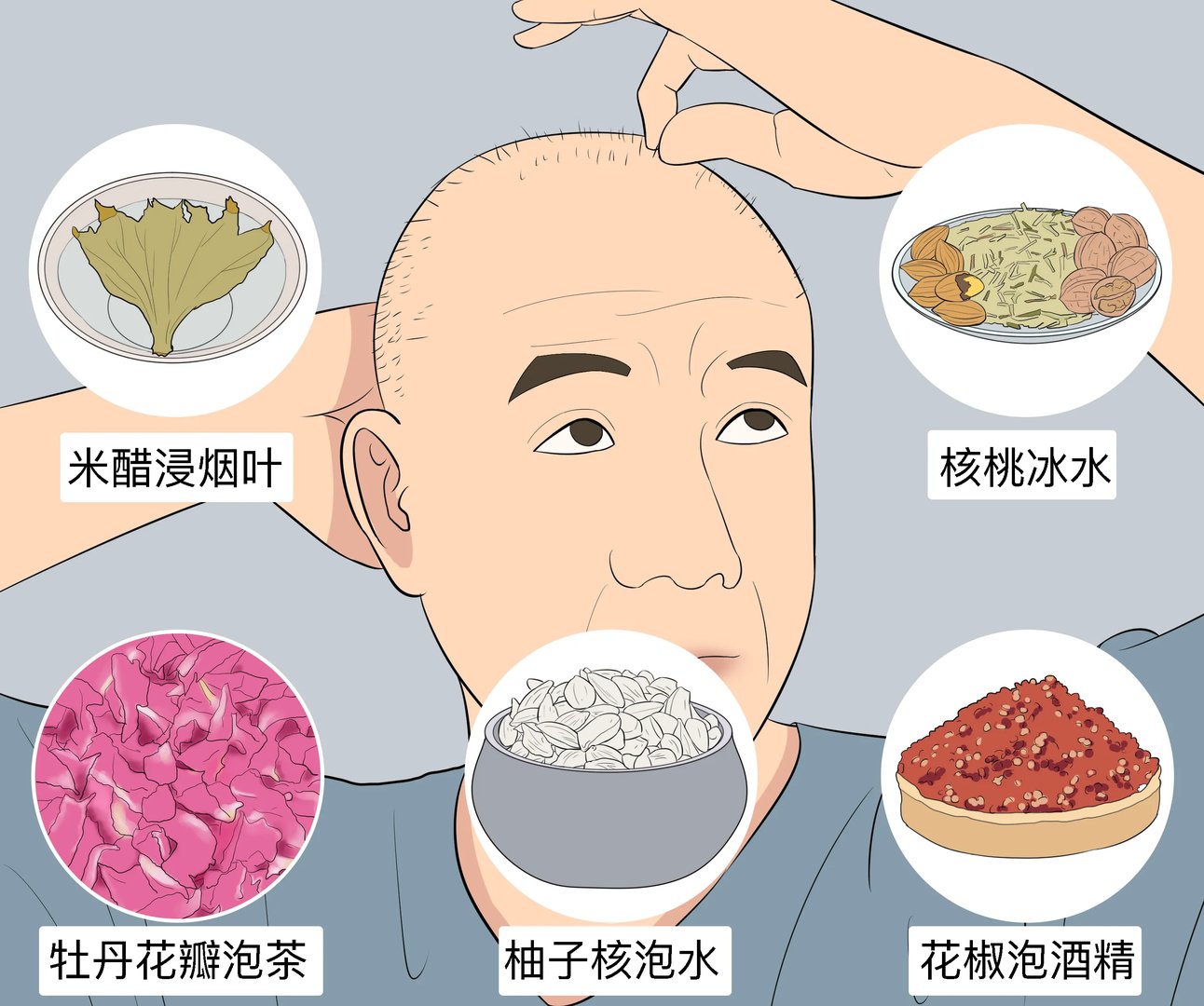 治疗脱发的小偏方