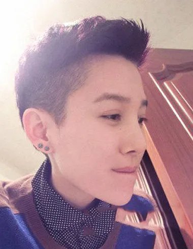 林弯弯发型,林弯弯短发发型图片大全