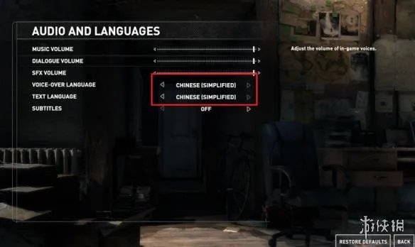 《古墓丽影：崛起》中文设置方法一览