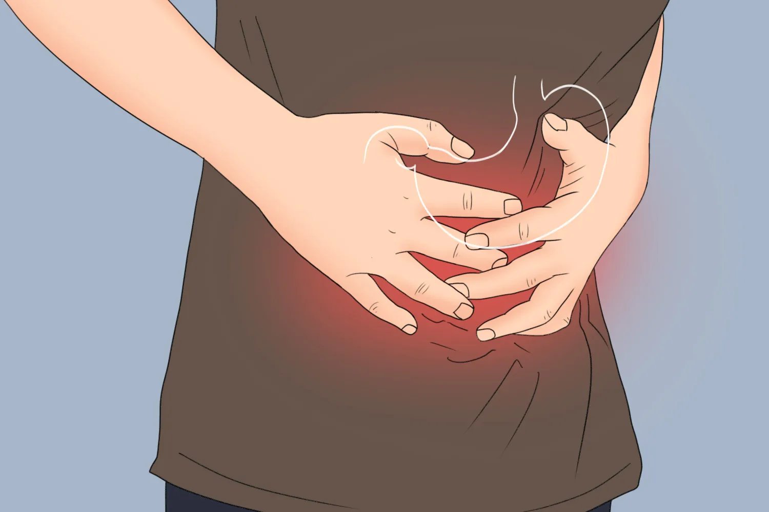 人体内脏疼痛对应图