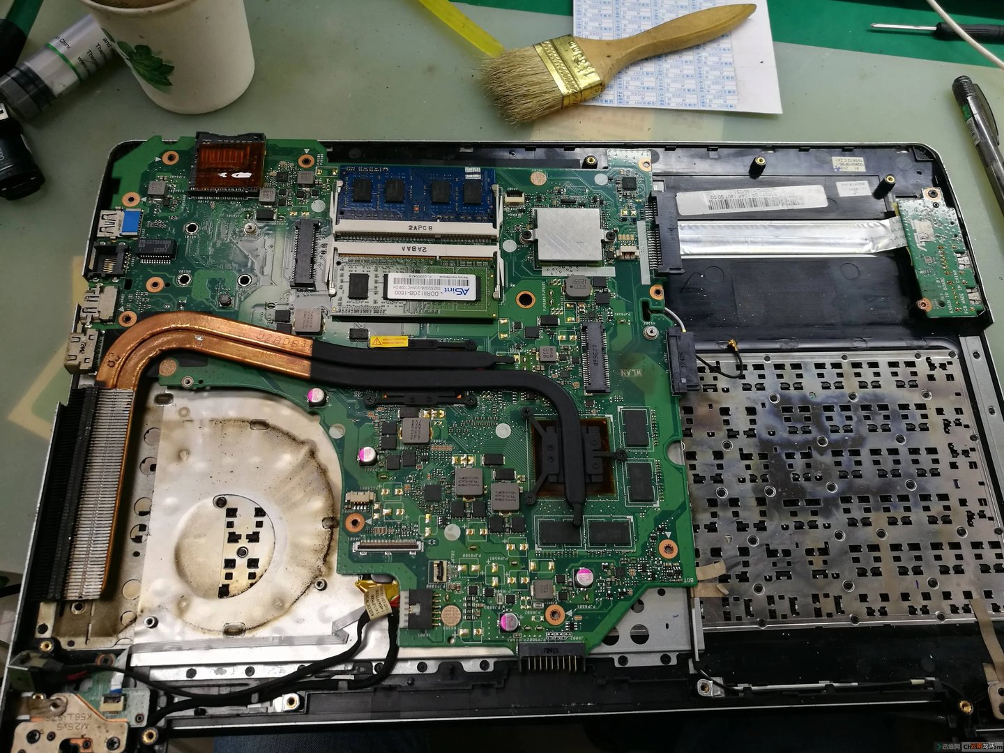 华硕K505B拆机 华硕k50ab拆机