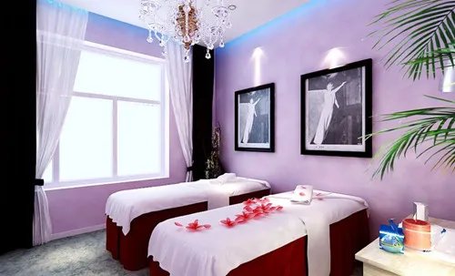 小美容院装修效果图 打造高端时尚的女性美容会所