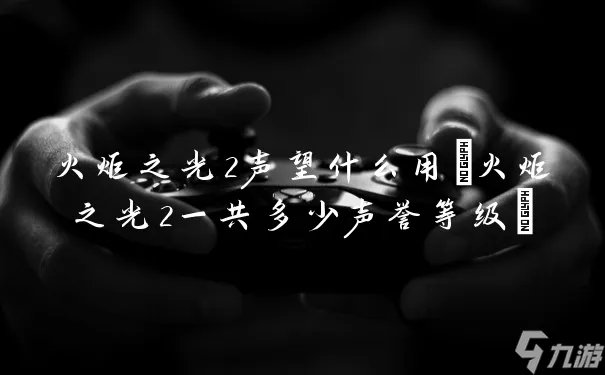 火炬之光2声望什么用 火炬之光2一共多少声誉等级