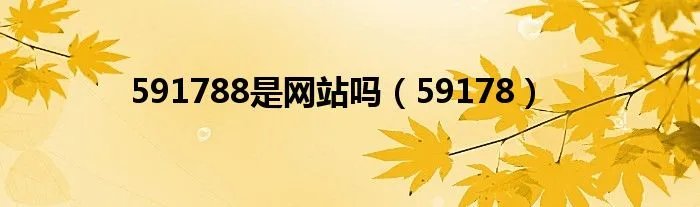 591788是网站吗（59178）