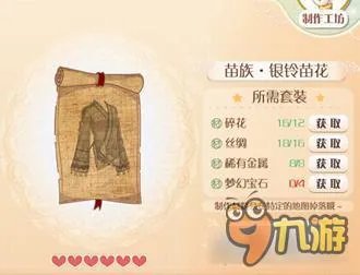 暖暖环游世界银铃苗花套装图鉴汇总 怎么得