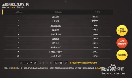 LOL玩家怎么加入全国高校排行榜