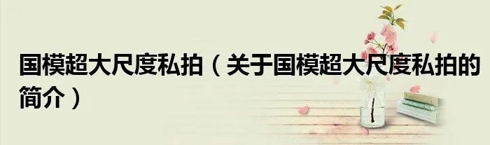 国模超大尺度私拍（关于国模超大尺度私拍的简介）