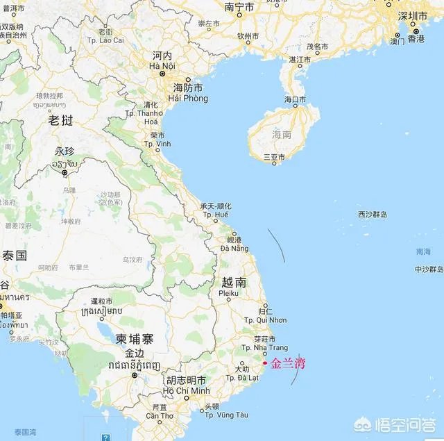 越南金兰湾在什么位置，是个港口吗？