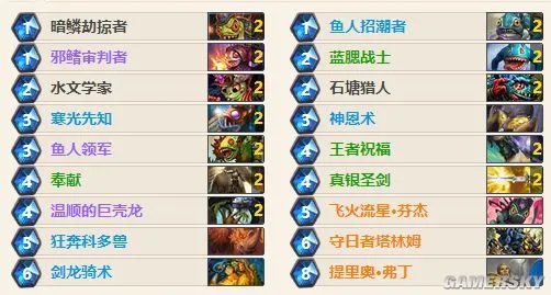 炉石传说鱼人骑快攻上分攻略 鱼人骑卡组点评及打法详解