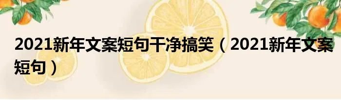 2021新年文案短句干净搞笑(2021新年文案短句)