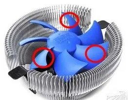 超频3风扇肿么拆