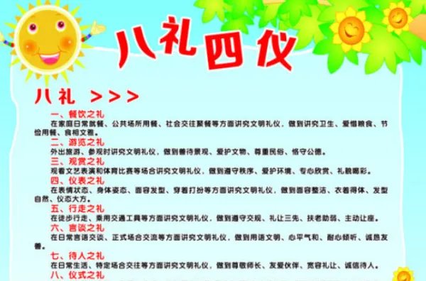 八礼四仪中八礼的内容包括