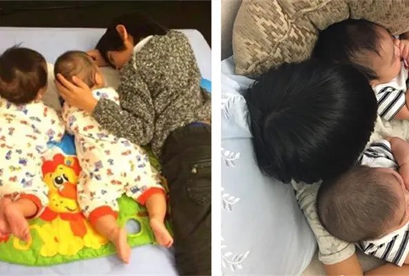 kimi变身暖男给双胞胎弟弟念故事书 网友大赞其懂事