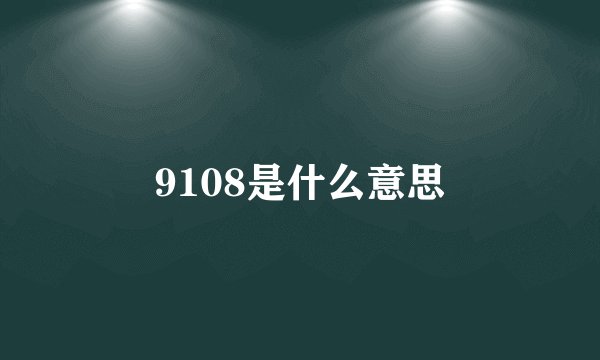 9108是什么意思