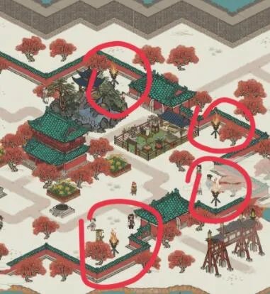 江南百景图大角摆放攻略