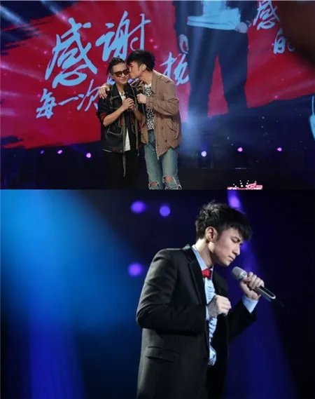 节目中古巨基献吻超女 《超级女声》角逐出全国七强