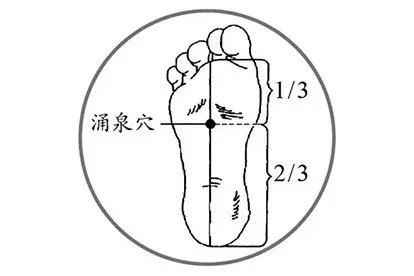 脚的涌泉是哪个部位图片