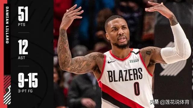 48分10助攻9篮板,利拉德攻陷斯台普斯致敬科比,为什么说他在最近创造了很多记录呢?