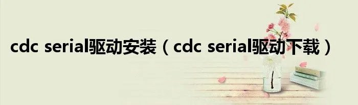 cdc serial驱动安装（cdc serial驱动下载）