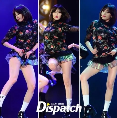 韩国女星泫雅热裤舞 骑马舞女主角最新热裤舞