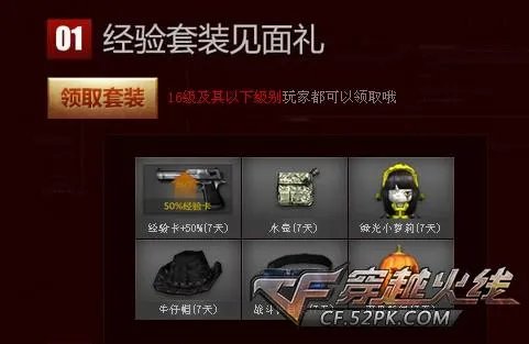 CF官网活动 穿越火线冲级计划启动